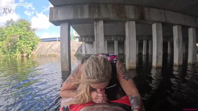 Poster: Stephanie Love - Takes Big Dick Pounding on Top of a Jet Ski Outside FullHD 1920P