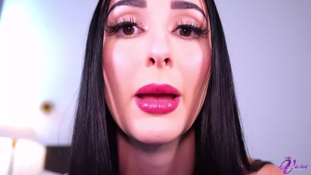 Poster: Goddess Violet Voss - Finally Ready to Swallow -Handpicked Jerk-Off Instruction