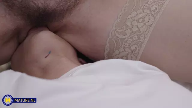 Poster: Mature NL with Sissy in 47 year old stepmom Sissy seduces her stepson into fucking and eating out her hairy bush pussy