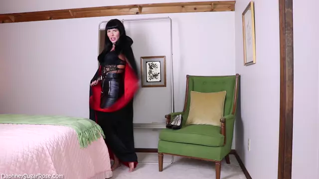 Poster: Daphney Rose - Magic Cape Vampire Transformation -Handpicked Jerk-Off Instruction