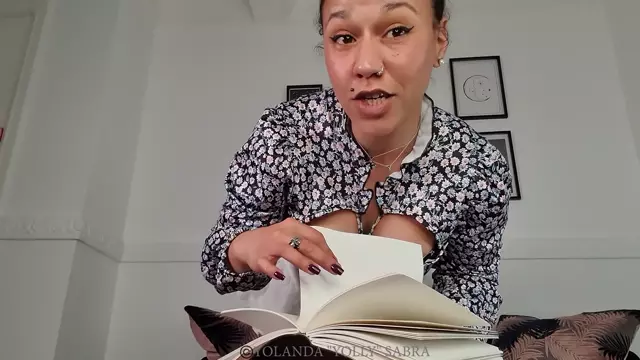 Poster: yollysabra – Burn The Book And Jerk Off – Religious Blasphemy JOI Game